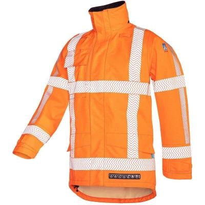 Afbeelding van Regenjas Beltrum Fluororanje, Maat S