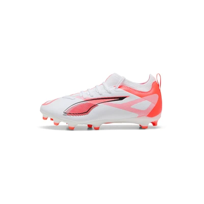 Afbeelding van PUMA Ultra 5 Match FG JR voetbalschoen, mat verouderd zilver geel alarm zilver, 12 UK, Matte Aged Silver Yellow Alert Silver, 31 EU