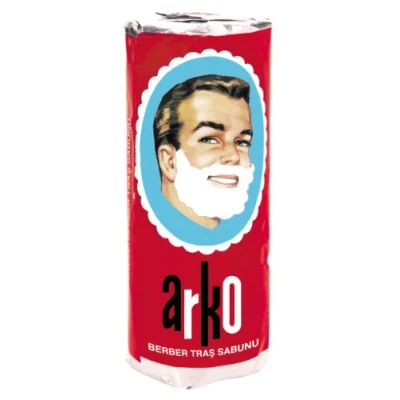 Afbeelding van The Shave Factory Arko Shaving Cream Soap Scheerzeep met Perfecte Schuim, Soepele Scheerbeurt en Verzorging voor de Gevoelige Huid, Hoogwaardige Scheerzeep, Zijdezacht Verfrissend (12 Stuks)