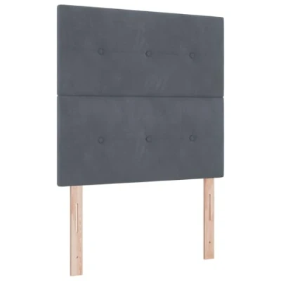 Afbeelding van vidaXL Hoofdbord Donkergrijs Hout 80 x 40 7 cm Duurzaam