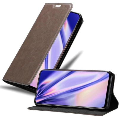 Afbeelding van Cadorabo Hoesje geschikt voor Vivo V15 in KOFFIE BRUIN Beschermhoes met magnetische sluiting, standfunctie en kaartvakje Book Case Cover Etui