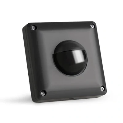 Afbeelding van SEBSON Infrarood Bewegingssensor Buiten IP65 Inbouw Muur Montage Programmeerbaar, 10m/190, Installatie 53x53x23mm, Bewegingsmelder voor LED Lampen, 3 Draads