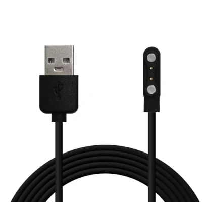 Afbeelding van OcioDual Oplaadkabel, 55 cm, USB, zwart, compatibel met Ticwatch CXB01/GTX YAM SW022 Xiaomi Haylou RT LS05S
