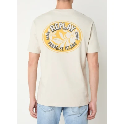 Afbeelding van Replay Tshirt PF Beige L