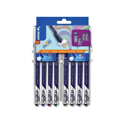 Afbeelding van Fineliner Pilot Frixion 0,45mm etui à 8 stuks assorti