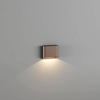 Afbeelding van Artdelight Wandlamp DIAZ 1L Brons geborsteld WL BG