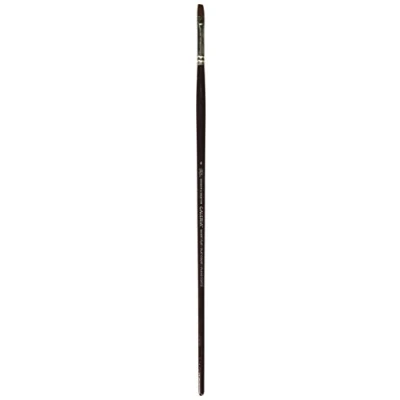 Afbeelding van Winsor &amp; Newton Galeria Acrylverf Penseel korte platte vorm lange steel No. 4 kwast 6mm