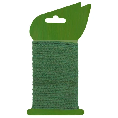 Afbeelding van Nature Jute Bindtouw Groen Met Ijzeren Kern 5 m Klim En Geleide Artikel Ø2.75mm