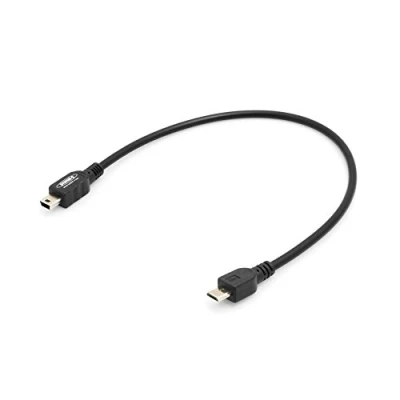 Afbeelding van System S Korte Micro USB naar Mini Oplaadkabel 30 cm