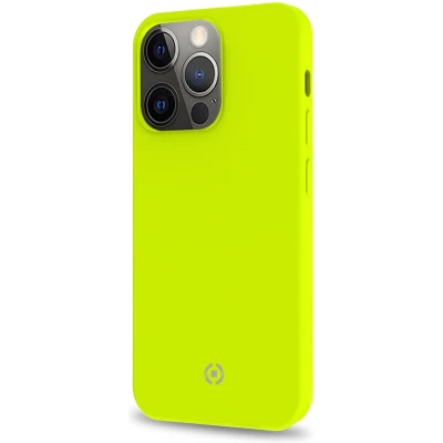 Afbeelding van Celly Cromo Back Cover iPhone 13 Pro Kunststof Geel