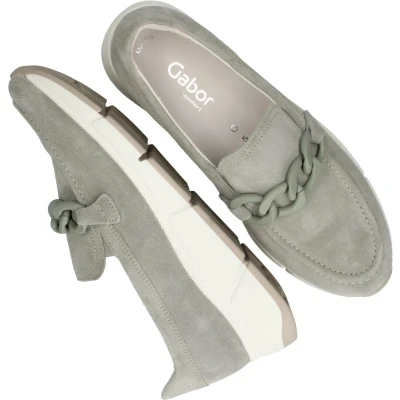 Afbeelding van Gabor Loafer Vrouwen Grijs/groen Maat 4½