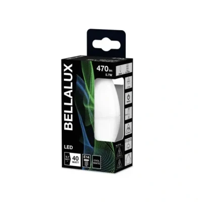 Afbeelding van BELLALUX LED lamp Lampvoet: E14 Koel wit 4000 K 5 W mat CLB [Energie efficiëntieklasse A+]