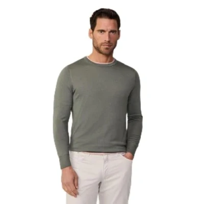 Afbeelding van Hackett London CREW Trui, Heren, Maat: Medium, Myrtle green