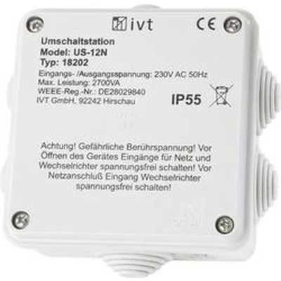 Afbeelding van IVT US 12N Omschakelstation 2760 VA 18202 130 mm x 60 Geschikt voor model (ondulator): Universeel