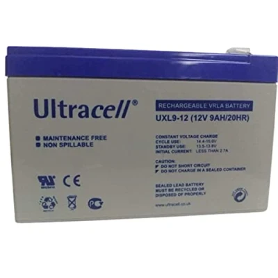 Afbeelding van Ultracell UL9 12 12V 9Ah 9000mAh Oplaadbaar Loodaccu