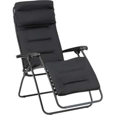Afbeelding van Lafuma RSX Clip AirComfort Relaxstoel Acier Zwart Relaxstoelen