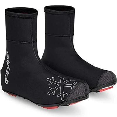 Afbeelding van GripGrab Arctic X Waterproof Strenge Winter MTB Fietsoverschoenen Mountainbike Zwart Unisex Maat S