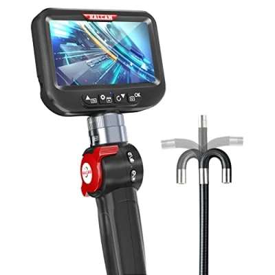 Afbeelding van Ralcam Endoscoopcamera met licht, endoscoop, 8,5 mm, inspectiecamera, 4,3 inch, HD, 1080p, buiscamera, camera&#039;s 10 leds, IP67 waterdicht, 1 m flexibele kanaalcamera, telescopische camera,