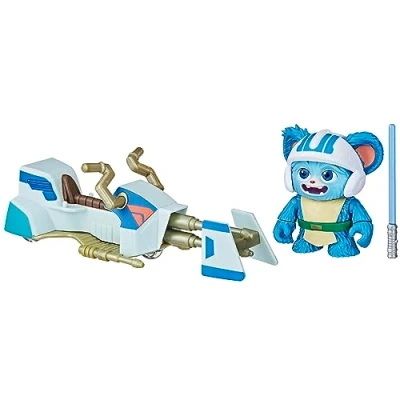 Afbeelding van Star Wars Hasbro Actiefiguur Nubs Speeder Bike, 10 cm, kleuterspeelgoed voor jongens en meisjes vanaf 3 jaar