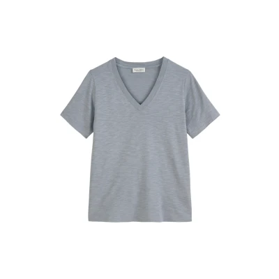 Afbeelding van Marc O&#039;Polo Tshirt basic, Dames, Maat: XXS, Nordic sea