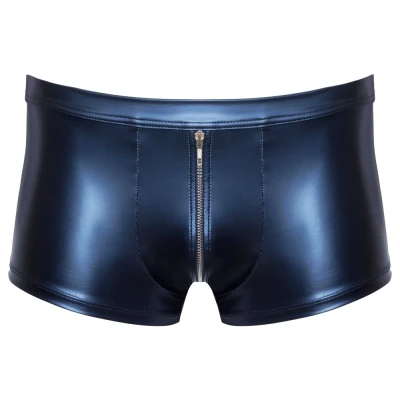 Afbeelding van Metallic Wetlook Mannen Shorts Mat