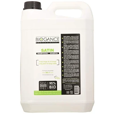 Afbeelding van Biogance satin hond lang haar shampoo 5L