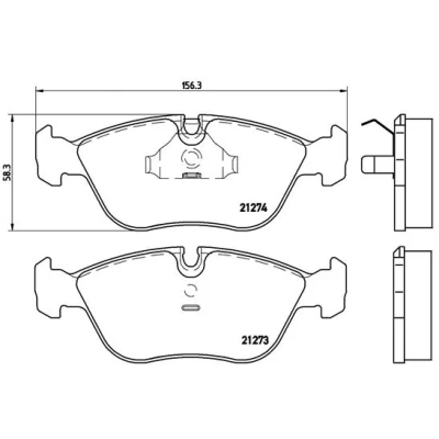 Afbeelding van Brembo Remblokset P 86 013