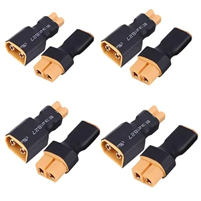 Afbeelding van 4 paar Geen Draden XT30 Mannelijke Vrouwelijke Stekker Connector Naar XT60 Conversie Adapter Voor RC Lipo Batterij