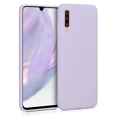 Afbeelding van kwmobile telefoonhoesje compatibel met Samsung Galaxy A70 hoesje Zachte case voor smartphone Back cover in lavendel