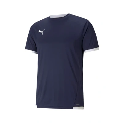 Afbeelding van Puma Teamliga Sport Tshirt, Heren, Maat: Small, Blauweiss