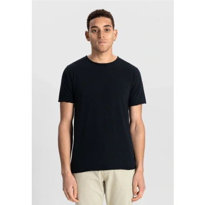 Afbeelding van Dstrezzed Mc Queen T Shirt Zwart maat L Heren met Slim fit Pasvorm Katoen Suitable Herenkleding