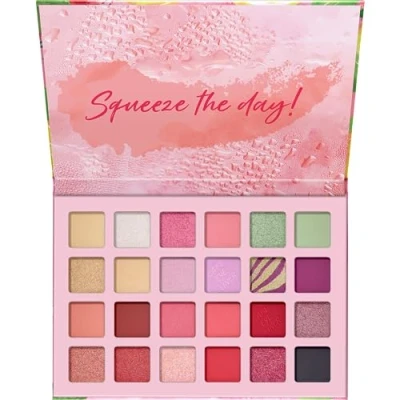 Afbeelding van essence Shake it up! Oogschaduw &amp; eyeliner palet, oogschaduw, nr. 01, meerkleurig, 24 kleuren, kleurintensief, veganistisch, zonder microplasticdeeltjes, nanodeeltjes vrij, parfum, 1 stuk (18g)