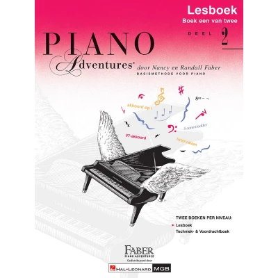 Afbeelding van Hal Leonard Piano Adventures Lesboek deel 2 pianoboek