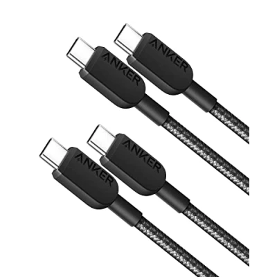 Afbeelding van Anker USB C kabel, 310 (3ft 2 stuks), (60W/3A) oplaadkabel snel opladen voor Samsung Galaxy S22, iPad Pro 2021, Mini 6, Air 4, MacBook 2020, Switch (USB 2.0)