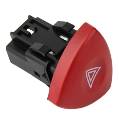 Afbeelding van FineBoing Waarschuwingslichtschakelaar rode knop 8200442724 voor Espace MK4 Laguna MK2 Trafic Vauxhall Vivaro