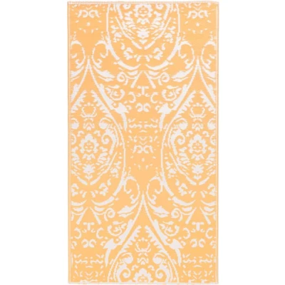 Afbeelding van vidaXL Buitenkleed 80x150 cm PP oranje en wit