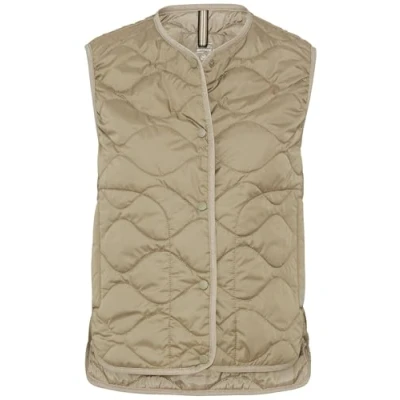Afbeelding van camel active MIT DRUCKKNÖPFEN Bodywarmer, Dames, Maat: 38, Sage