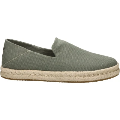 Afbeelding van TOMS Santiago Espadrilles, Heren, Maat: 43.5, Groen Textiel