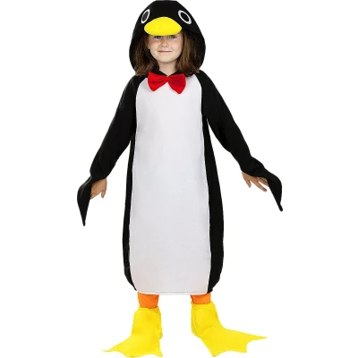 Afbeelding van FUNIDELIA Pinguïn kostuum 10 12 jaar (146 158 cm)