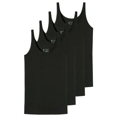 Afbeelding van Schiesser 4 PACK Hemd, Dames, Maat: 36, Schwarz
