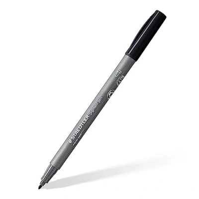 Afbeelding van STAEDTLER Pigment Arts, intens zwart, gepigmenteerde premium tekeninkt, waterbestendig, vlekvrij, overschilderbaar, 1,00 mm ronde punt, 10 zwarte pigmentpennen in kartonnen etui, 376 99