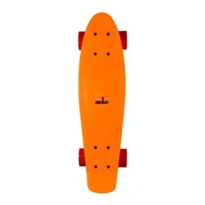 Afbeelding van Ridge 22&quot; Mini Cruiser Board Retro skateboard, volledig uitgerust, in oranje, de EU ontworpen en geproduceerd