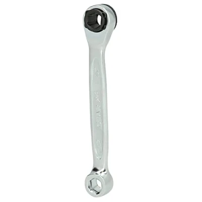 Afbeelding van KS TOOLS 503.4691 Omschakelbare Mini Bit ratelringsleutel 90 mm