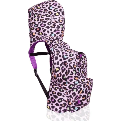 Afbeelding van Morikukko Schooltas Rugzak Met Capuchon PINK CHEETAH Meisje 18,5lt 7+ jaar