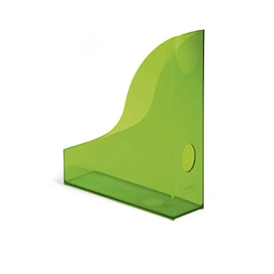 Afbeelding van Durable 1701712017 Staande houder voor tijschriften Basic, groen transparant.