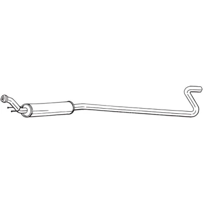 Afbeelding van BOSAL 285 469 Middendemper PEUGEOT: Partner II Tepee
