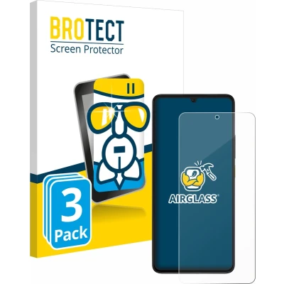 Afbeelding van BROTECT Screenprotector voor Xiaomi Poco X6 Pro Folie Beschermfolie Beschermglas transparant (3 Stuks)