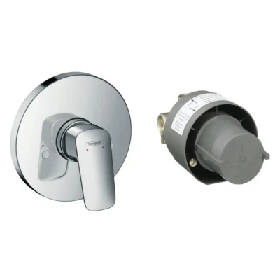 Afbeelding van Hansgrohe Logis douchemengkraan complete set afbouwdeel