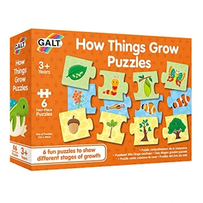 Afbeelding van Galt Toys, How Things Grow Puzzle, Jigsaw Puzzle for Kids, Ages 3 Years Plus