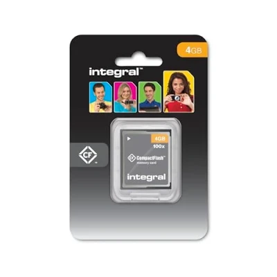 Afbeelding van Integral Memory INCF4GV2 CompactFlash 4GB geheugenkaart